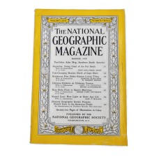 National Geographic March 1958 Argentina Stone Age Life Russell Cave (no Map)