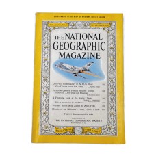 National Geographic September 1959 Ancient Tomb Frescoes Soviet Union #no Map#
