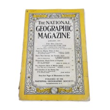 National Geographic January 1954 Old Greek Ship Zion The Atom Dog Show