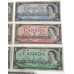1954 1967 Canadian Lot Of Dollars Banknote (1x20, 1x5, 2x2, 3x1)
