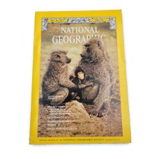 National Geographic May 1975 Project Famous Adirondacks Rhodesia Baboons Nazca