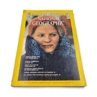 Vintage National Geographic Magazine Februar 1976 Siberia's Empire Road