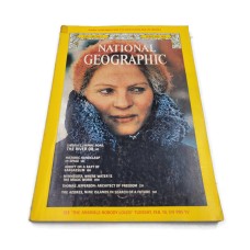 Vintage National Geographic Magazine Februar 1976 Siberia's Empire Road