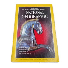 National Geographic July 1980 Shanghai/pony Express/uganda/bulgaria/gold Trove