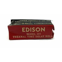 Edison Model 501 Time Delay Relay B-1560 3A 60sec 150VDC 250VAC 6.3V AB.AB5