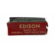 Edison Model 501 Time Delay Relay B-1560 3A 60sec 150VDC 250VAC 6.3V AB.AB5