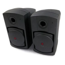 Pair Of Polycom Subwoofer AMP Speaker System Model 1565-07242-001