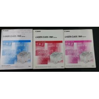 Lot Of 3 Canon Laser Class 700 Series Guides (Reference, Sending And Facsimile)