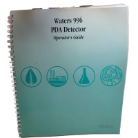 Millipore Waters 996 Pda Detector Operator's Guide Manuals    