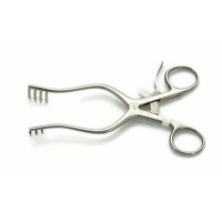 AKO 526/16  Postauricular Retractor, 3 X 4 Teeth, 4